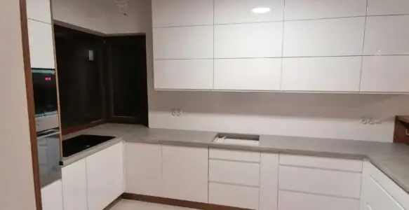 Kuchnia biały połsyk