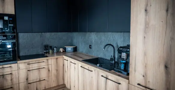 Kuchnia z matowymi frontami